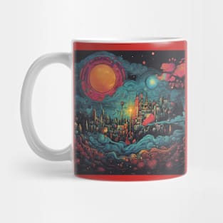 Digital Cityscape Mug